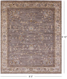 Traditional Hand Knotted Wool Rug - 8' 5" X 9' 10" - Golden Nile