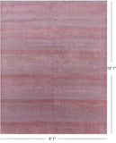 Savannah Grass Hand Knotted Wool & Silk Rug - 8' 1" X 10' 1" - Golden Nile