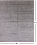 Savannah Grass Hand Knotted Wool & Silk Rug - 8' 2" X 10' 2" - Golden Nile