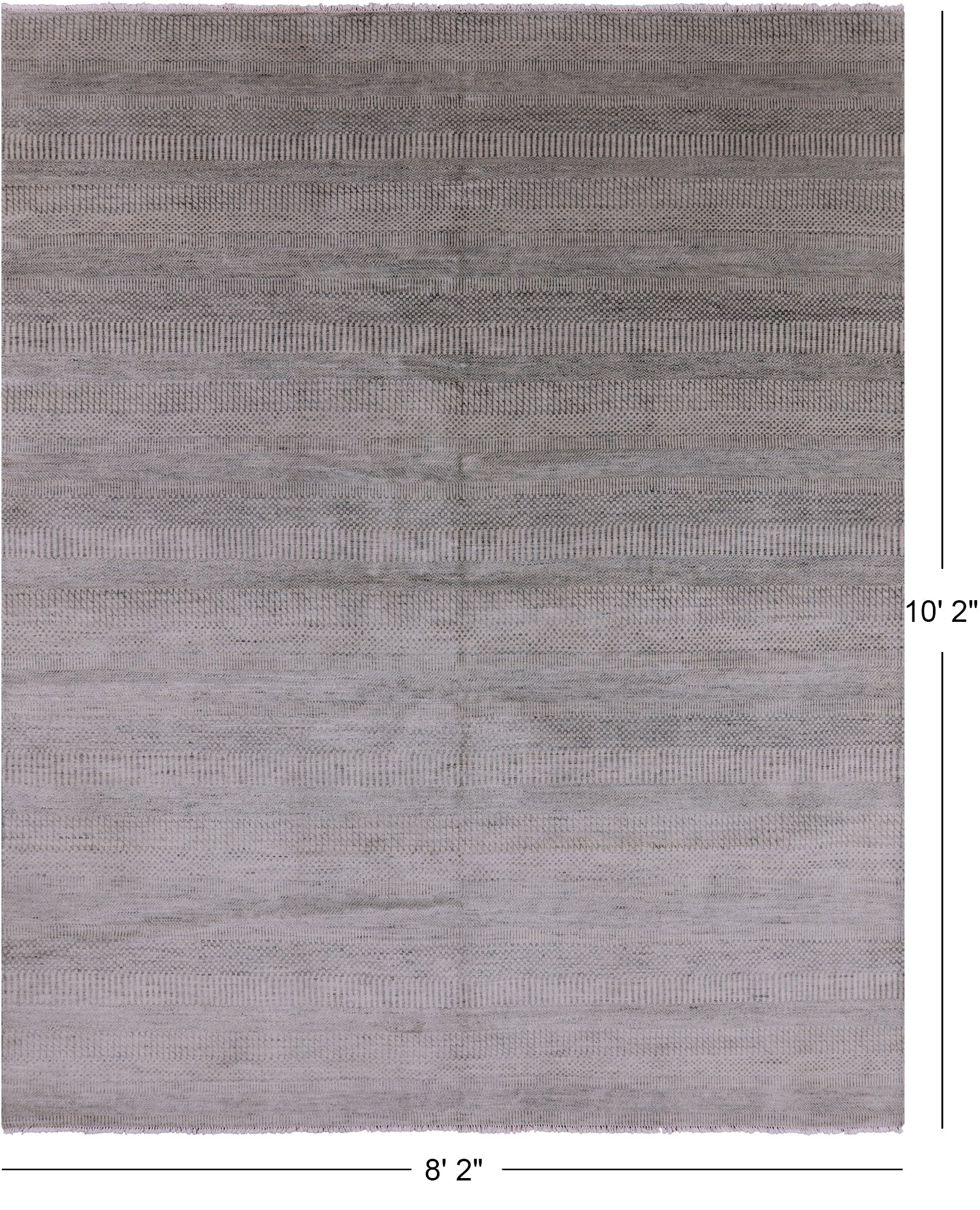 Savannah Grass Hand Knotted Wool & Silk Rug - 8' 2" X 10' 2" - Golden Nile