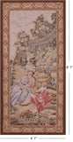 Reading Time In The Garden Tapestry Handmade Rug - 4' 1" X 8' 1" - Golden Nile