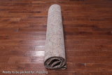 SUPER SALE Ivory Persian Vintage White Wash Hand Knotted Wool Rug - 10' 1" X 12' 5"