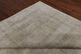SUPER SALE Ivory Persian Vintage White Wash Hand Knotted Wool Rug - 9' 7" X 12' 2"