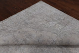 SUPER SALE Ivory Persian Vintage White Wash Hand Knotted Wool Rug - 9' 6" X 12' 3"