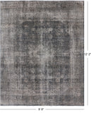 Persian Overdyed Hand Knotted Wool Rug - 9' 8" X 12' 2" - Golden Nile
