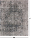 Persian Overdyed Handmade Wool Rug - 9' 9" X 12' 0" - Golden Nile