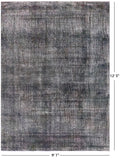 Persian Overdyed Hand Knotted Wool Rug - 9' 1" X 12' 5" - Golden Nile