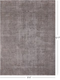 Persian Vintage White Wash Hand Knotted Wool Rug - 9' 4" X 12' 7" - Golden Nile