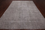 SUPER SALE Persian Vintage White Wash Hand Knotted Wool Rug - 9' 4" X 12' 7"