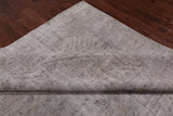 SUPER SALE Persian Vintage White Wash Hand Knotted Wool Rug - 9' 4" X 12' 7"