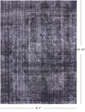 Persian Overdyed Hand Knotted Wool Rug - 8' 1" X 10' 10" - Golden Nile
