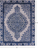 Persian Overdyed Hand Knotted Wool Rug - 9' 1" X 12' 0" - Golden Nile