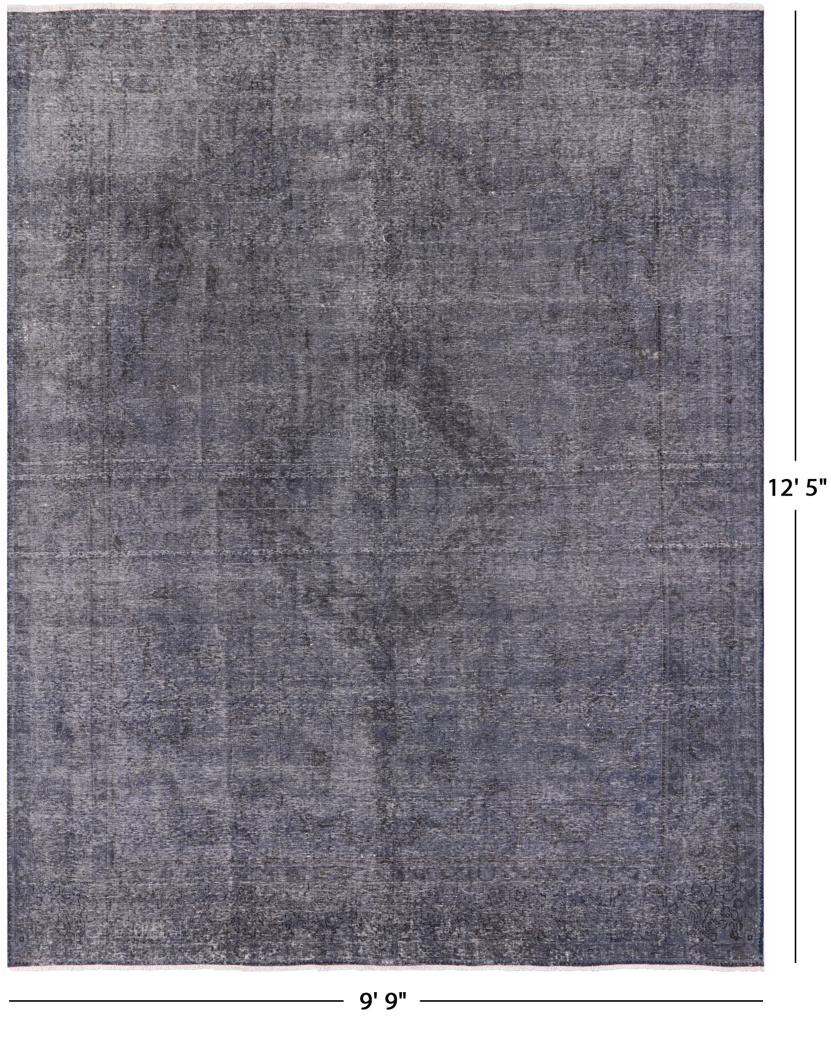 Persian Overdyed Handmade Wool Rug - 9' 9" X 12' 5" - Golden Nile