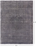 Persian Overdyed Hand Knotted Wool Rug - 9' 4" X 12' 4" - Golden Nile