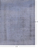 Overdyed Handmade Wool Rug - 9' 6" X 12' 4" - Golden Nile