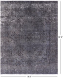 Persian Overdyed Handmade Wool Rug - 8' 3" X 10' 9" - Golden Nile