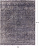 Persian Overdyed Hand Knotted Wool Rug - 8' 5" X 10' 10" - Golden Nile