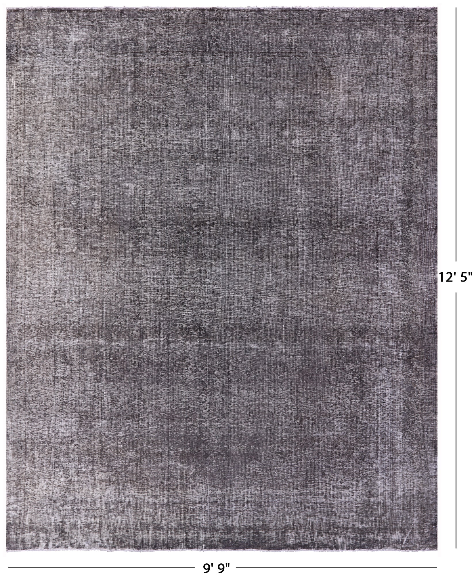 Persian Overdyed Handmade Wool Rug - 9' 9" X 12' 5" - Golden Nile