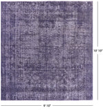 Persian Overdyed Hand Knotted Wool Rug - 9' 10" X 10' 10" - Golden Nile