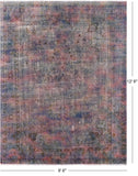 Persian Overdyed Hand Knotted Wool Rug - 9' 6" X 12' 6" - Golden Nile