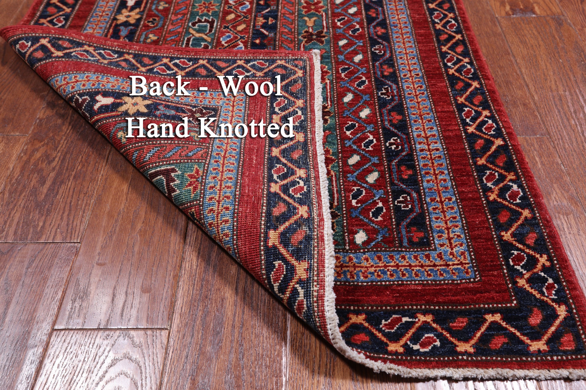 Shall Persian Gabbeh Hand Knotted Wool Runner Rug - 2' 8" X 8' 0"