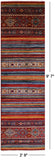 Khorjin Persian Gabbeh Hand Knotted Wool Runner Rug - 2' 9" X 9' 7" - Golden Nile