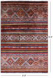 Khorjin Persian Gabbeh Handmade Wool Rug - 3' 3" X 5' 0" - Golden Nile