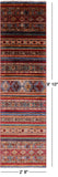 Khorjin Persian Gabbeh Handmade Wool Runner Rug - 2' 8" X 9' 10" - Golden Nile