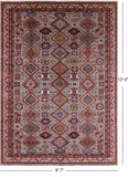 Super Kazak Hand Knotted Wool Rug - 8' 7" X 12' 0" - Golden Nile