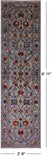 Peshawar Hand Knotted Wool Runner Rug - 2' 8" X 9' 11" - Golden Nile