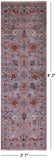 Grey Peshawar Hand Knotted Wool Runner Rug - 2' 7" X 8' 2" - Golden Nile