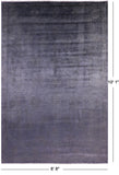 Full Pile Overdyed Hand Knotted Wool Rug - 6' 8" X 10' 1" - Golden Nile