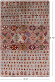 Khorjin Persian Gabbeh Hand Knotted Wool Rug - 3' 11" X 5' 10" - Golden Nile