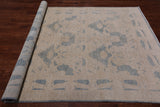 Ivory William Morris Handmade Wool Rug - 5' 10" X 8' 10"