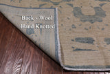 Ivory William Morris Handmade Wool Rug - 5' 10" X 8' 10"