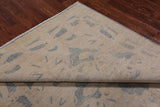Ivory William Morris Handmade Wool Rug - 5' 10" X 8' 10"