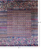 Persian Hand Knotted 100% Silk Rug - 8' 1" X 9' 11" - Golden Nile