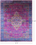 Persian Hand Knotted 100% Silk Rug - 8' 11" X 11' 10" - Golden Nile