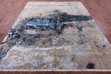 Modern Handmade Wool & Silk Rug - 8' 3" X 10' 0" - Golden Nile