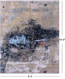 Modern Handmade Wool & Silk Rug - 8' 3" X 10' 0" - Golden Nile