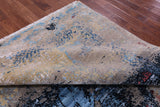 Modern Handmade Wool & Silk Rug - 8' 3" X 10' 0" - Golden Nile