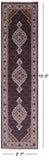 Bijar Hand Knotted Wool & Silk Runner Rug - 2' 7" X 10' 0" - Golden Nile