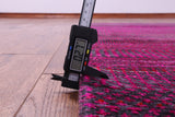 Pink Square Savannah Grass Hand Knotted Wool & Silk Rug - 9' 0" X 9' 0" - Golden Nile
