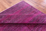 Pink Square Savannah Grass Hand Knotted Wool & Silk Rug - 9' 0" X 9' 0" - Golden Nile