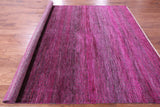 Pink Savannah Grass Hand Knotted Wool & Silk Rug - 8' 2" X 10' 1" - Golden Nile