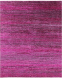 Pink Savannah Grass Hand Knotted Wool & Silk Rug - 8' 2" X 10' 1" - Golden Nile