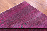 Pink Savannah Grass Hand Knotted Wool & Silk Rug - 8' 2" X 10' 1" - Golden Nile