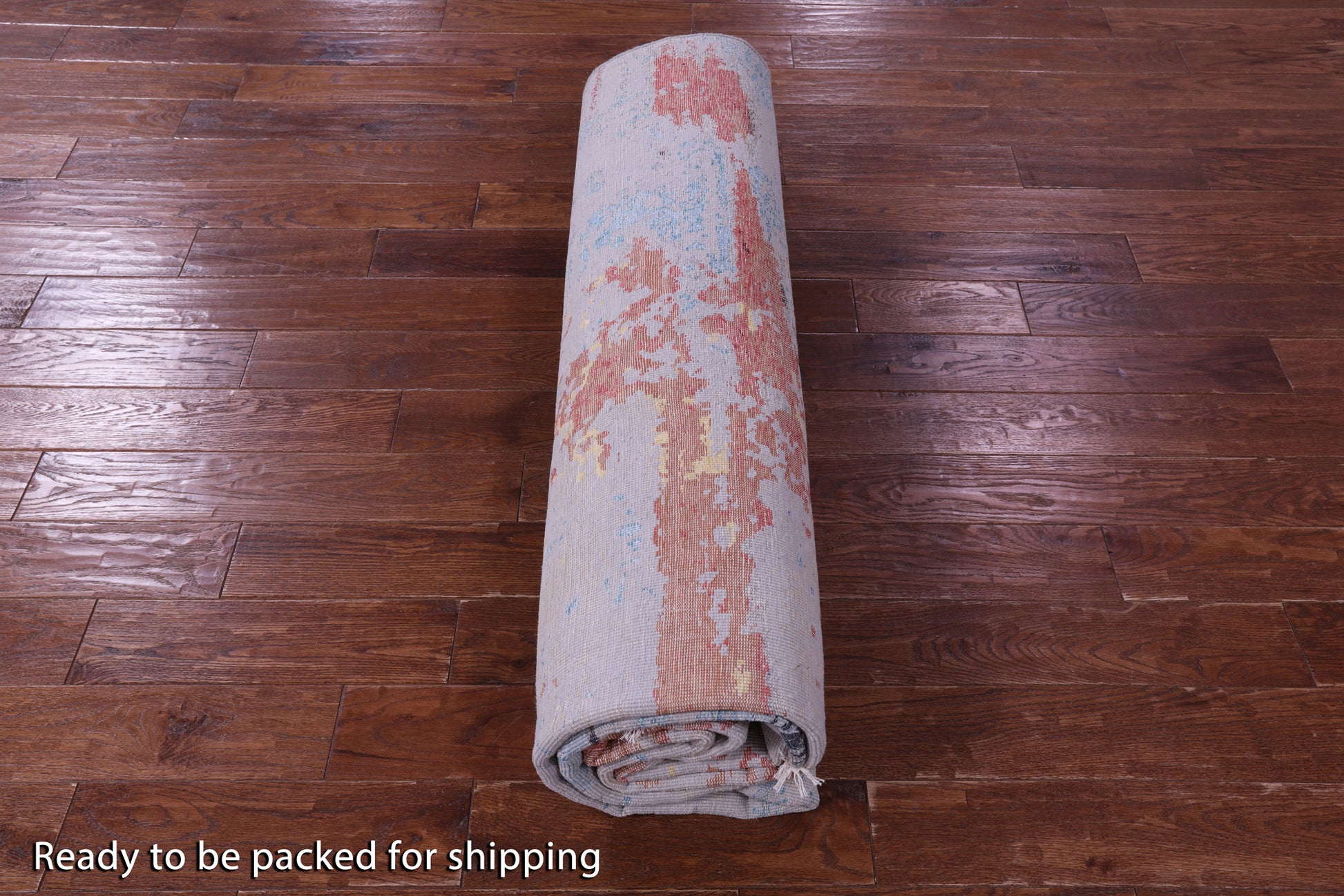 Modern Hand Knotted Wool & Silk Rug - 8' 2" X 10' 0" - Golden Nile