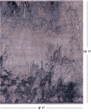 Modern Hand Knotted Wool & Silk Rug - 8' 1" X 10' 1" - Golden Nile