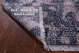 Modern Hand Knotted Wool & Silk Rug - 8' 1" X 10' 1" - Golden Nile